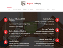 Tablet Screenshot of expresspackaging.com.au